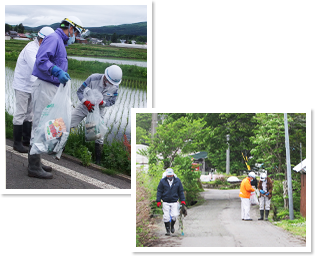 Movement for environmental beautification of town